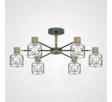Потолочная люстра CORF B3 Green 6 lamps
