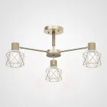 Потолочная люстра CORF B3 Champagne 3 lamps от ImperiumLoft