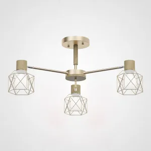 Потолочная люстра CORF B3 Champagne 3 lamps