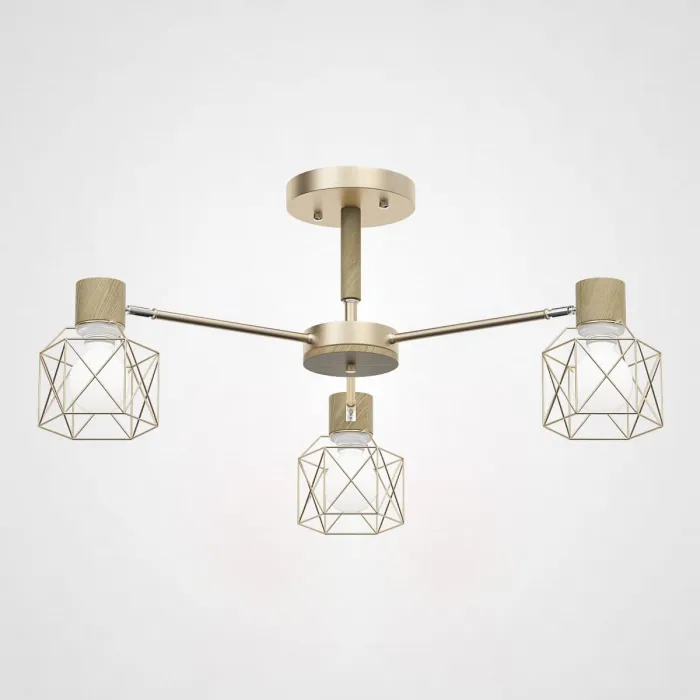 Потолочная люстра CORF B3 Champagne 3 lamps от ImperiumLoft