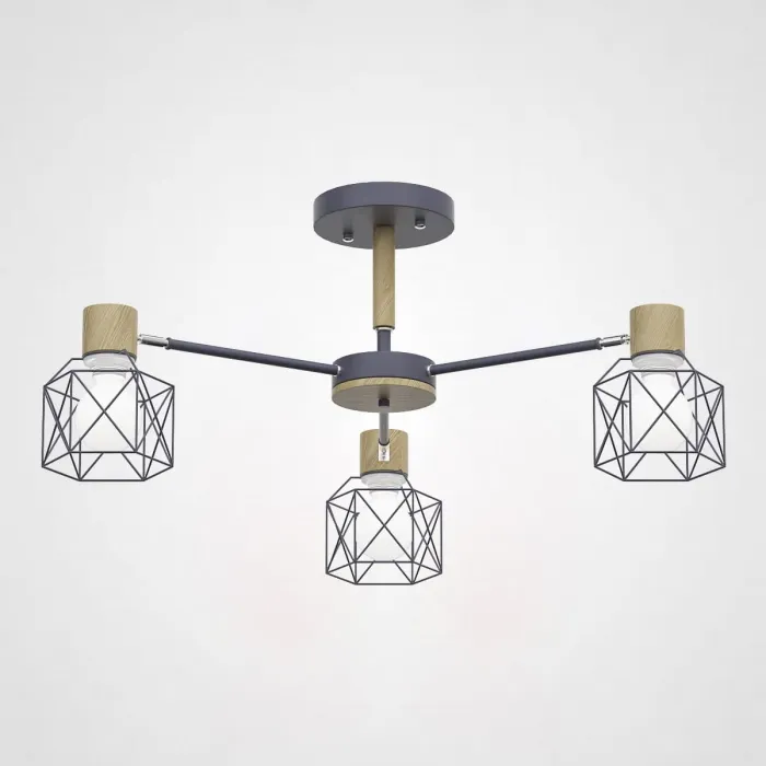Потолочная люстра CORF B3 Gray 3 lamps от ImperiumLoft