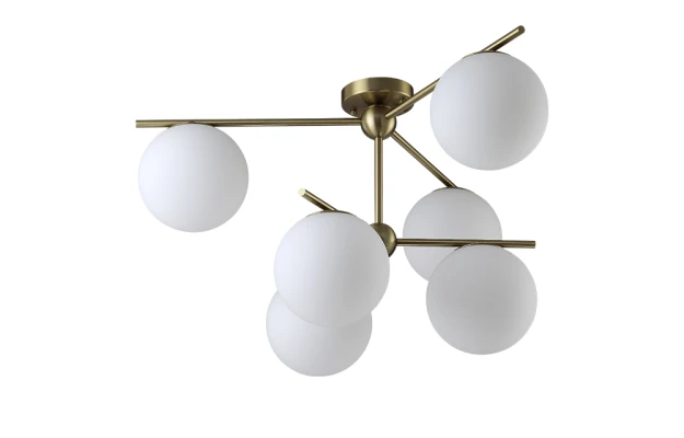 Потолочная люстра Crystal L ux FELIZ SP-PL6 BRONZE/WHITE