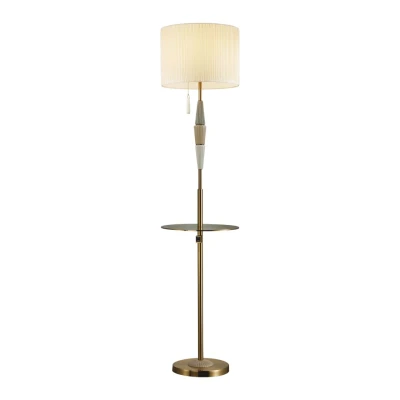 Напольный светильник Odeon Light CLASSIC ODL_EX24 77 5403/1F E27 1*60W LATTE Белый