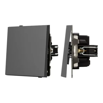 Механизм звонкового выключателя SWT-TENDO-MKR1-SFPL-GR (230V 10A) Arlight 054589