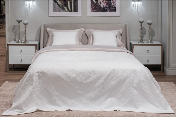 Покрывало 180*230 GardaDecor Тиара 16AMR-NS180230-POKR BEL