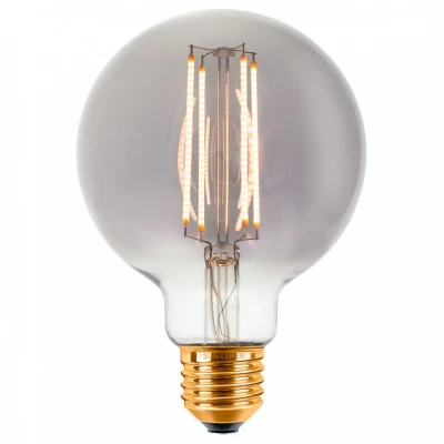 Лампа светодиодная Sun Lumen G95 E27 4Вт 2200K 057-325 Цвет арматуры черный Цвет плафонов белый