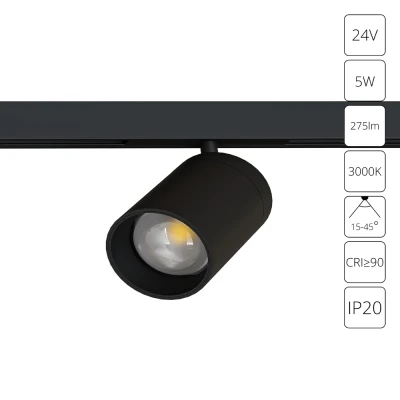 Трековый светильник Arte Lamp PRESTO A6328PL-1BK