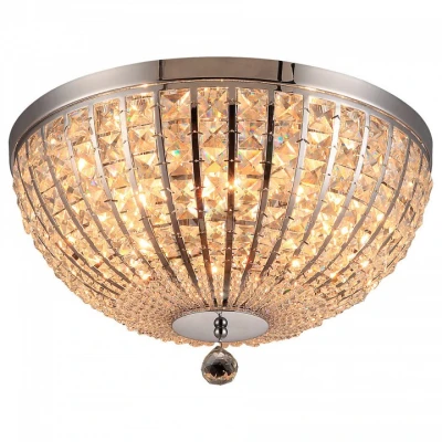 Накладной светильник TopLight Jennifer TL1163-8D Цвет арматуры хром Цвет плафонов прозрачный Накладной светильник TopLight Jennifer TL1163-8D Цвет арматуры хром Цвет плафонов прозрачный