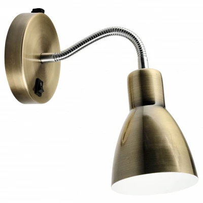 Бра Arte Lamp Dorm A1408AP-1AB Цвет арматуры бронза Цвет плафонов бронза