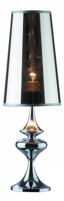 Настольная лампа декоративная Ideal Lux Alfiere ALFIERE TL1 SMALL Цвет арматуры хром Цвет плафонов хром Настольная лампа декоративная Ideal Lux Alfiere ALFIERE TL1 SMALL Цвет арматуры хром Цвет плафонов хром