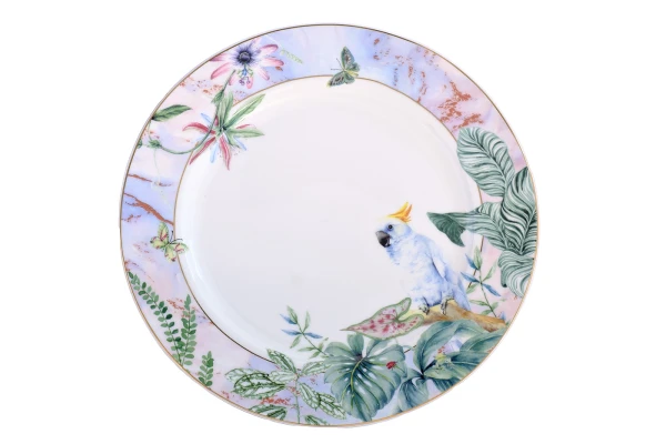 Обеденная тарелка d27 (цена за шт., лот от 4) GardaDecor Botanica 26FC-TAR-BOTANIKA-27