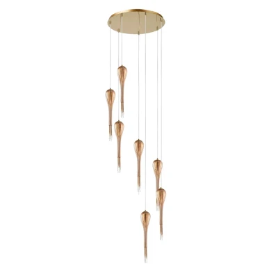 Подвесная люстра Arte Lamp WATERFALL A1577SP-7GO