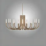 Подвесная люстра LAURA D108 Brass