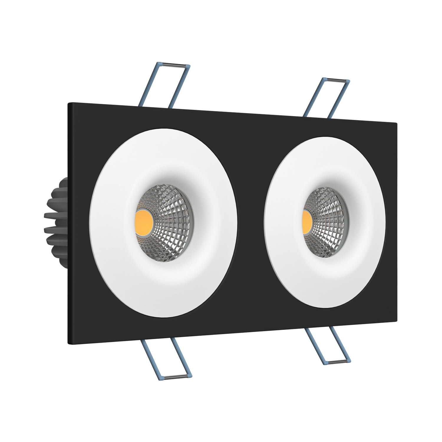 LH07S-R SQ2 Black-White 20W 3000K DIM TRIAC