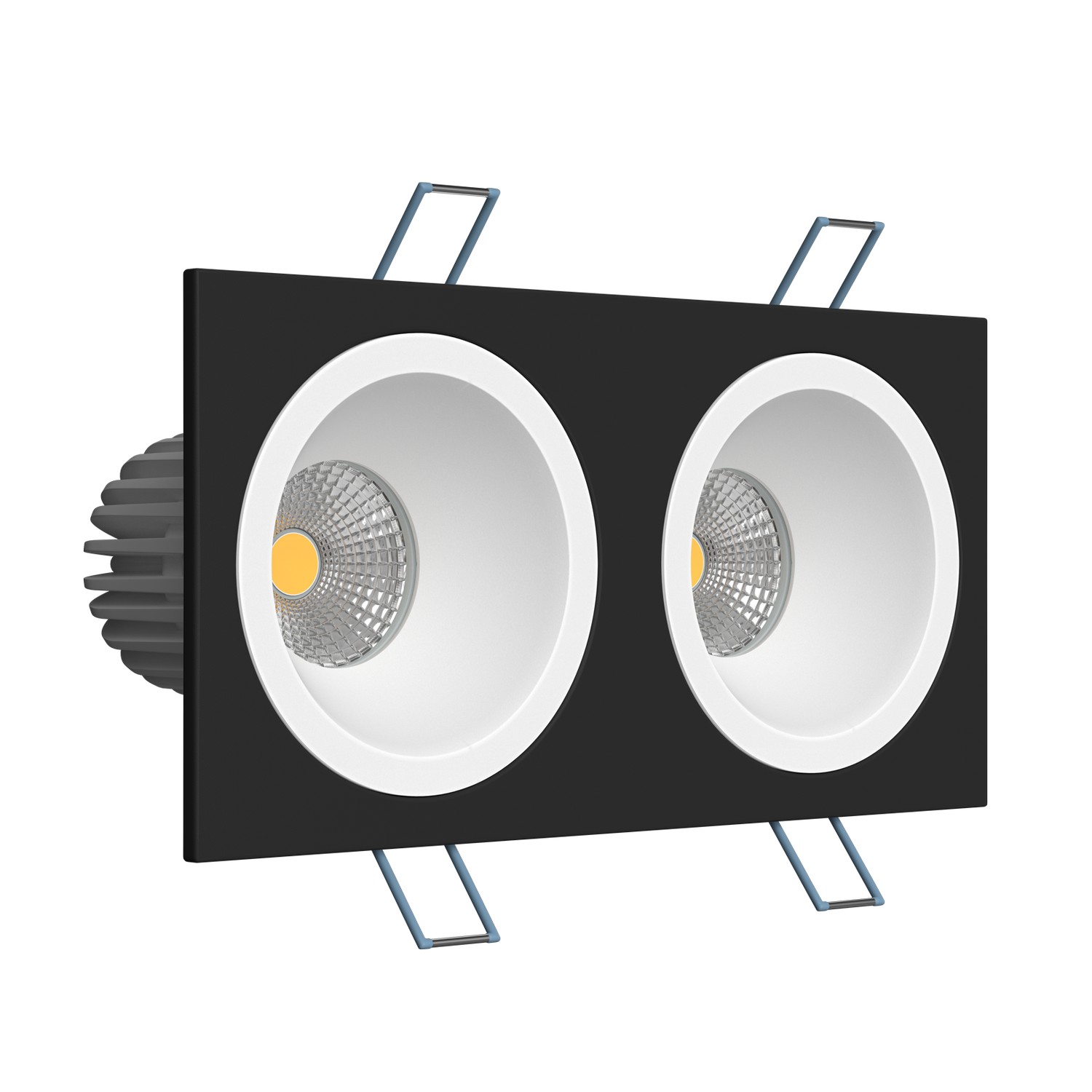 LH07H-R SQ2 Black-White 20W 4000K DIM TRIAC