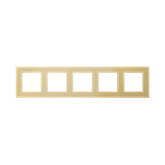 5 Frame Glass F55 Gold