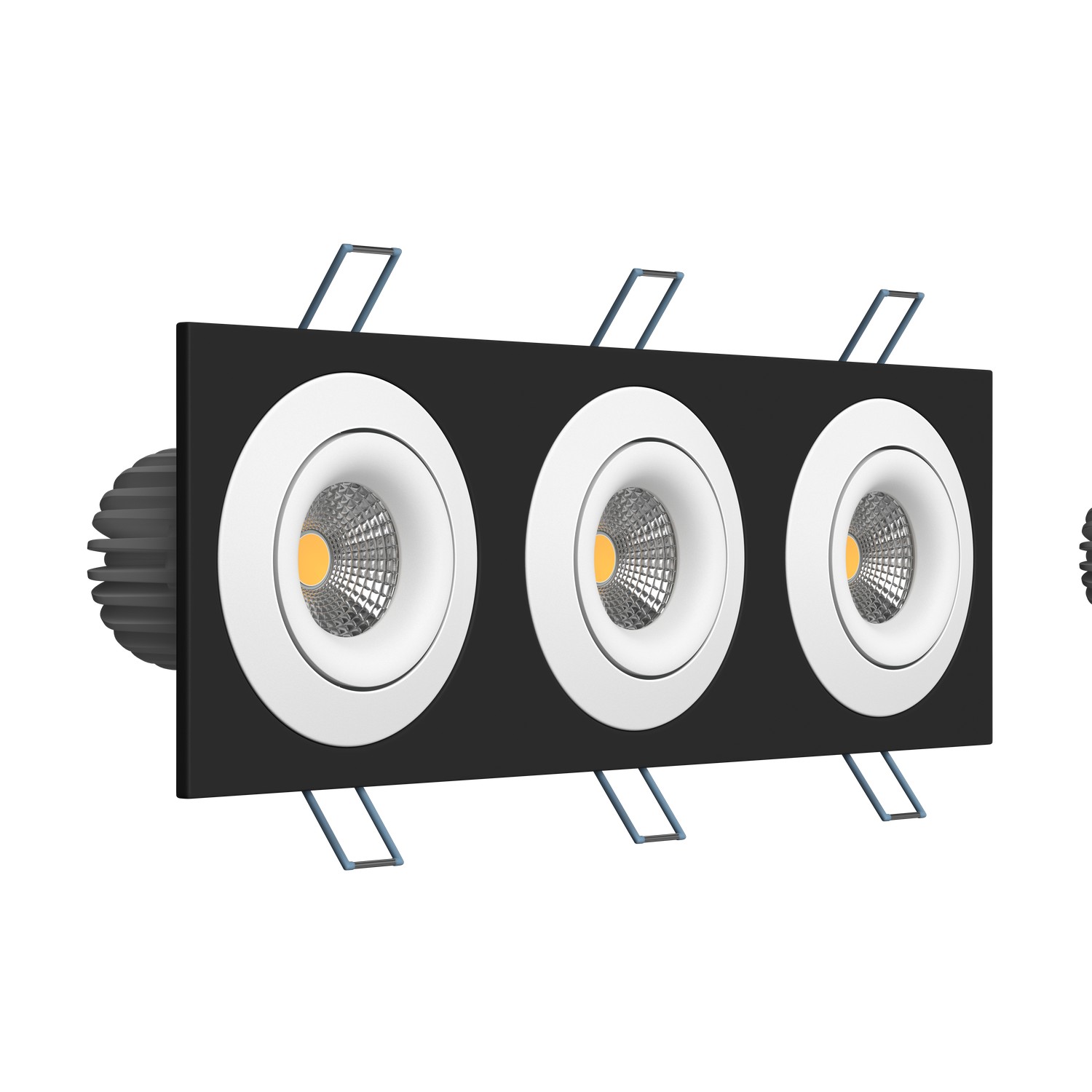 LH07SB-R SQ3 Black-White 30W 3000K DIM TRIAC