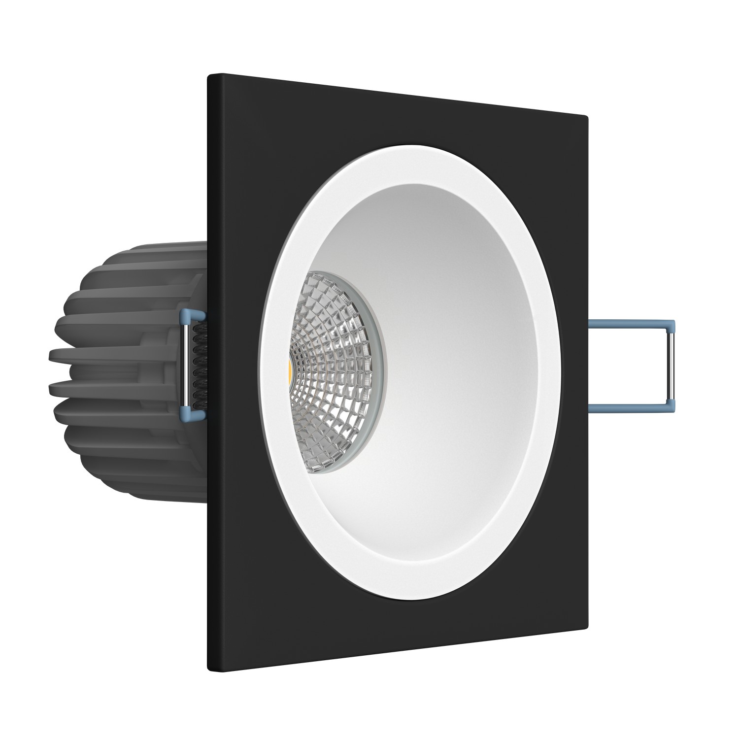 LH07H-R SQ Black-White 10W 3000K DIM TRIAC