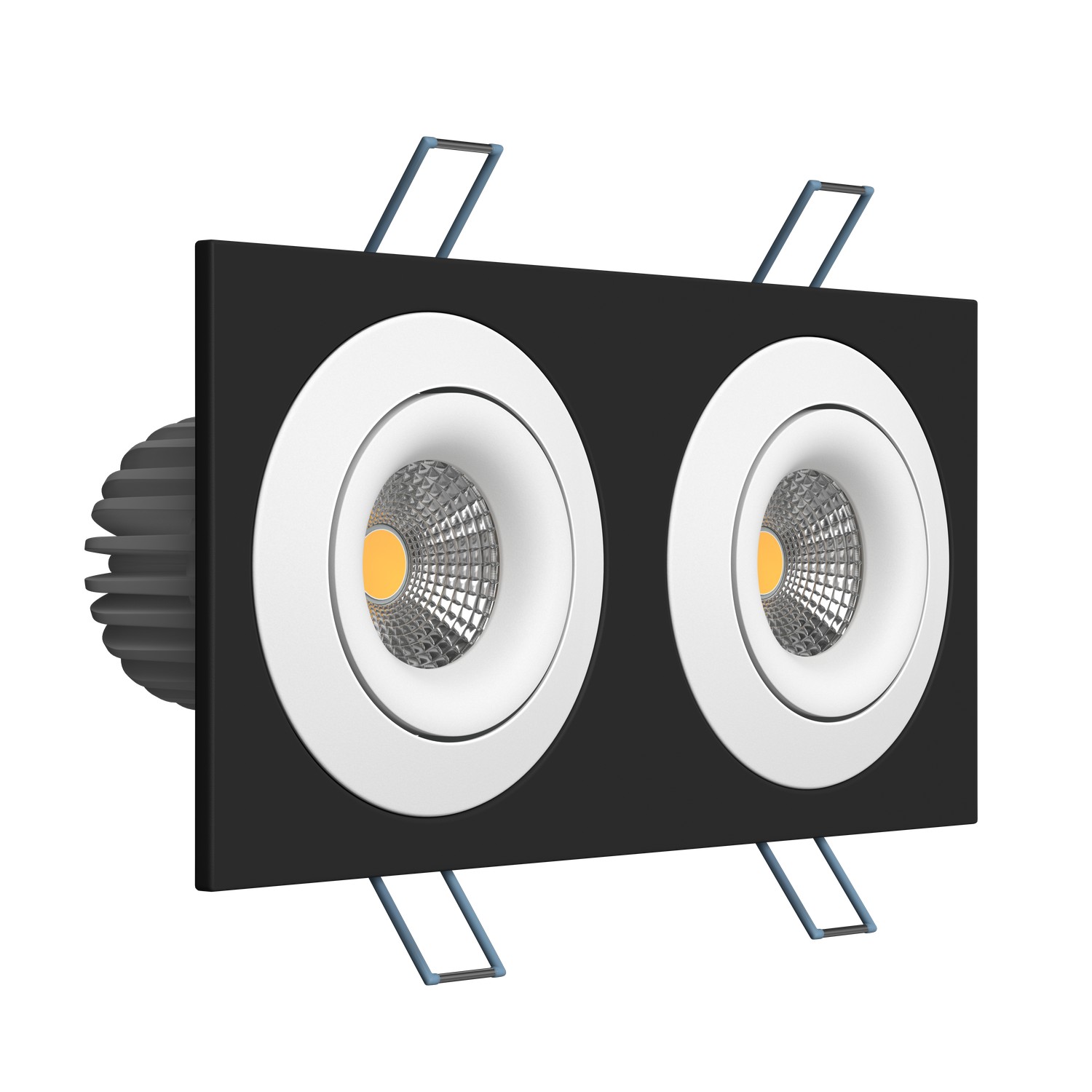 LH07SB-R SQ2 Black-White 20W 4000K DIM TRIAC