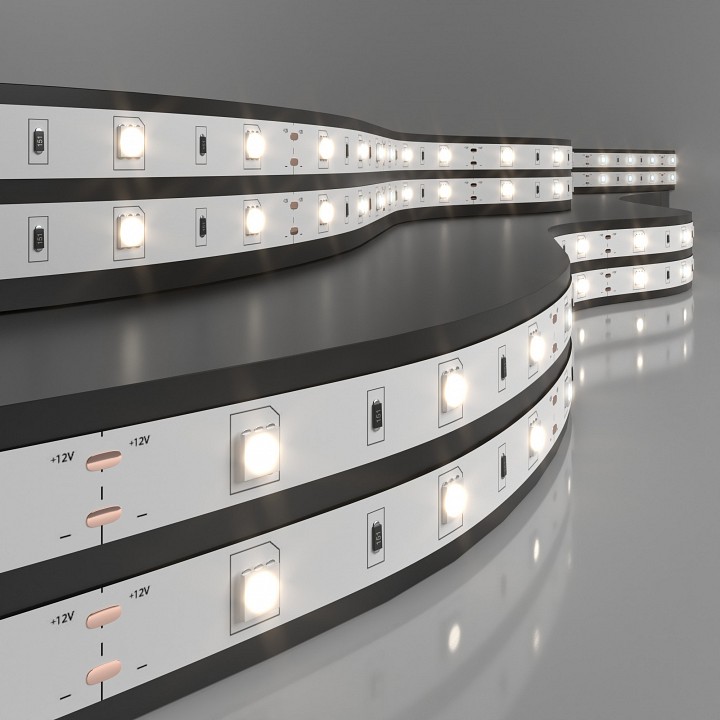 Лента светодиодная 12V 7,2W 30Led 5050 IP20 дневной белый, 5м